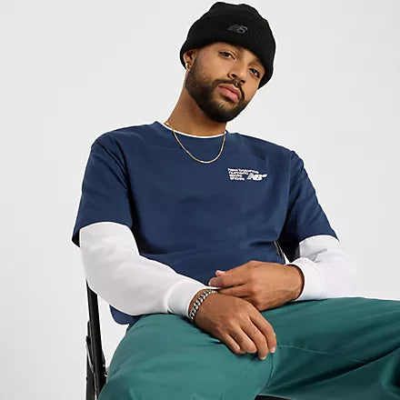 NEW BALANCE NUMERIC SMALL LOGO JERSEY T SHIRT