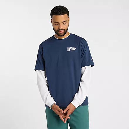 NEW BALANCE NUMERIC SMALL LOGO JERSEY T SHIRT