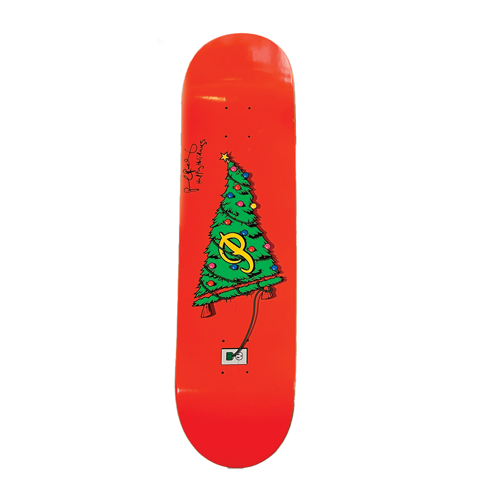 PRIMITIVE SKATEBOARDS HOLIDAY BOARD SIGNED