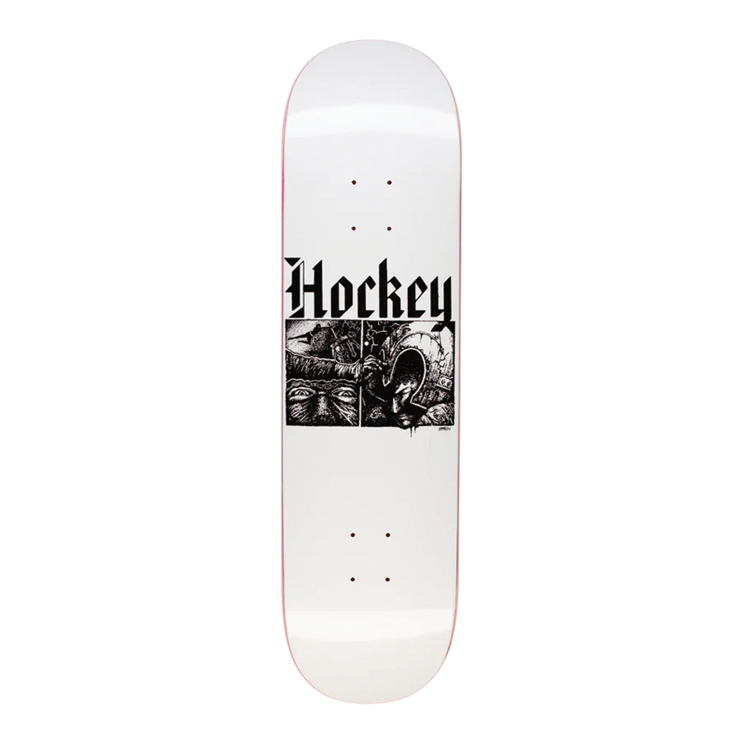 HOCKEY SKATEBOARDS NIK STAIN MIDDLE EARTH DECK 8.38