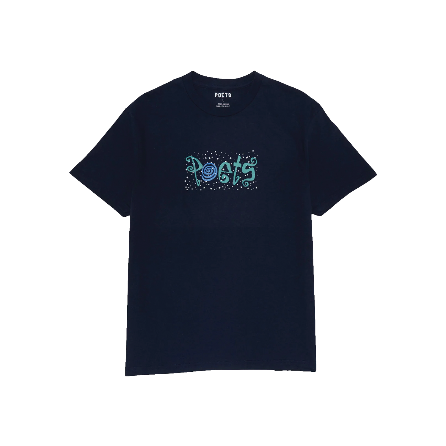 POETS CLIQUE TEE NAVY