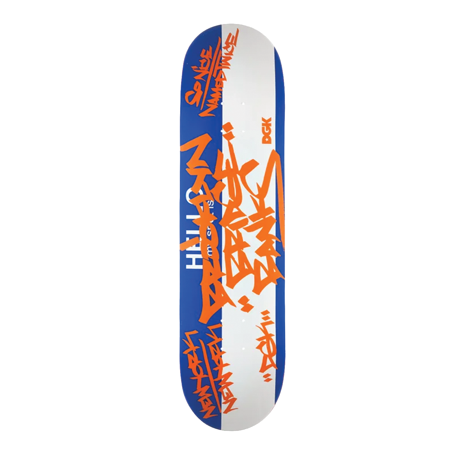 DGK SKATEBOARD MY SPOT IS BROOKLYN BANKS 8.25 DECK
