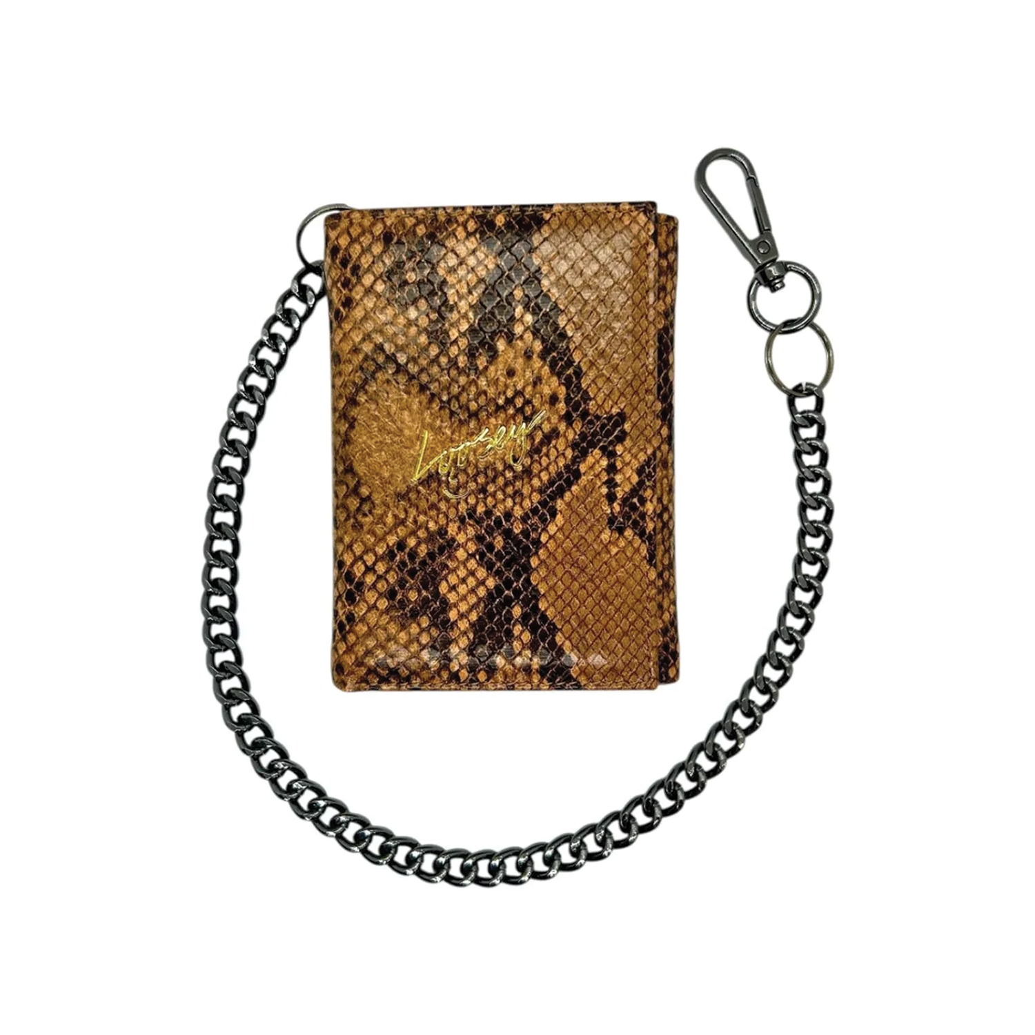 LOOSEY SNAKE SKIN CHAIN GANG WALLET
