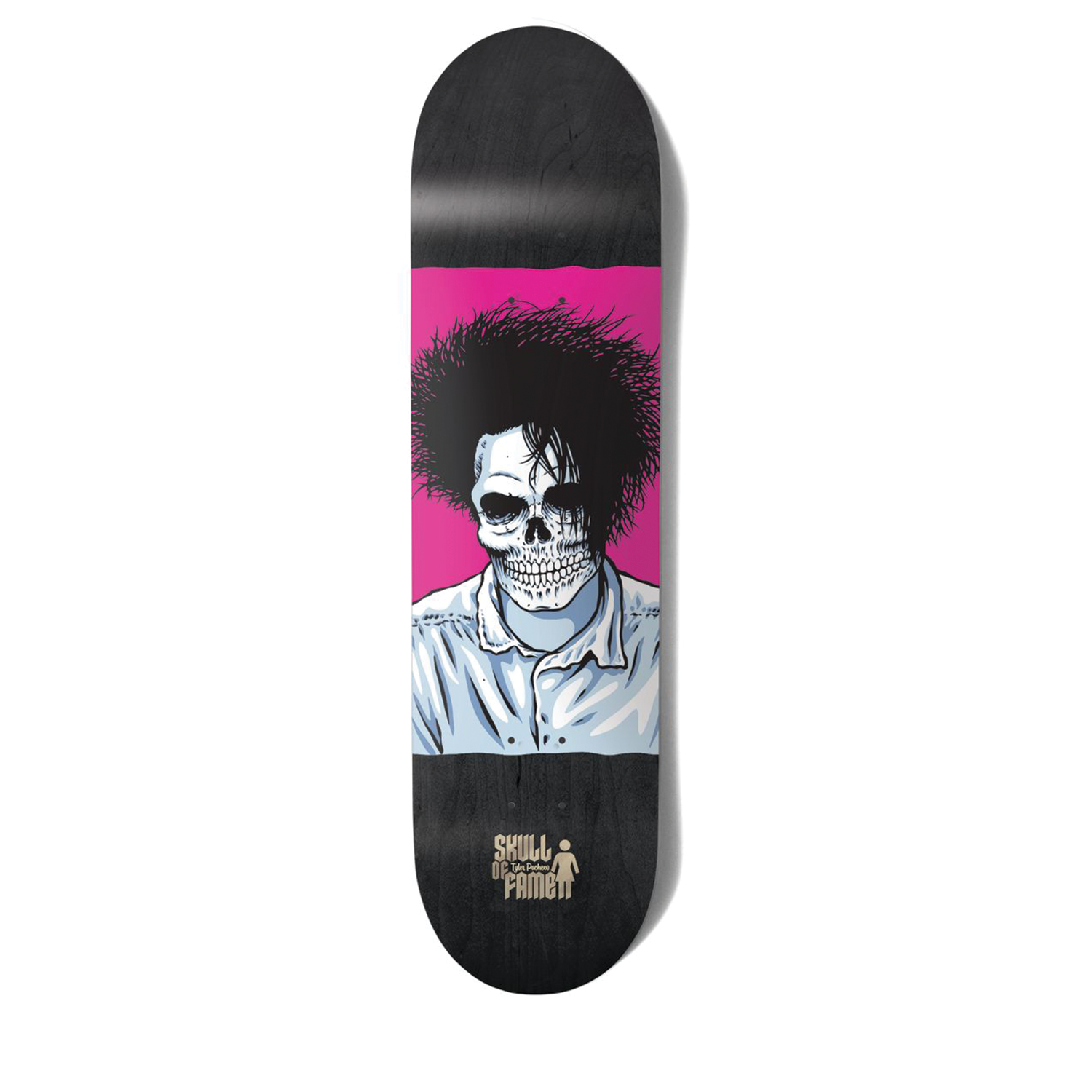 GIRL SKATEBOARDS PACHECO SKULL OF FAME 8.375 DECK