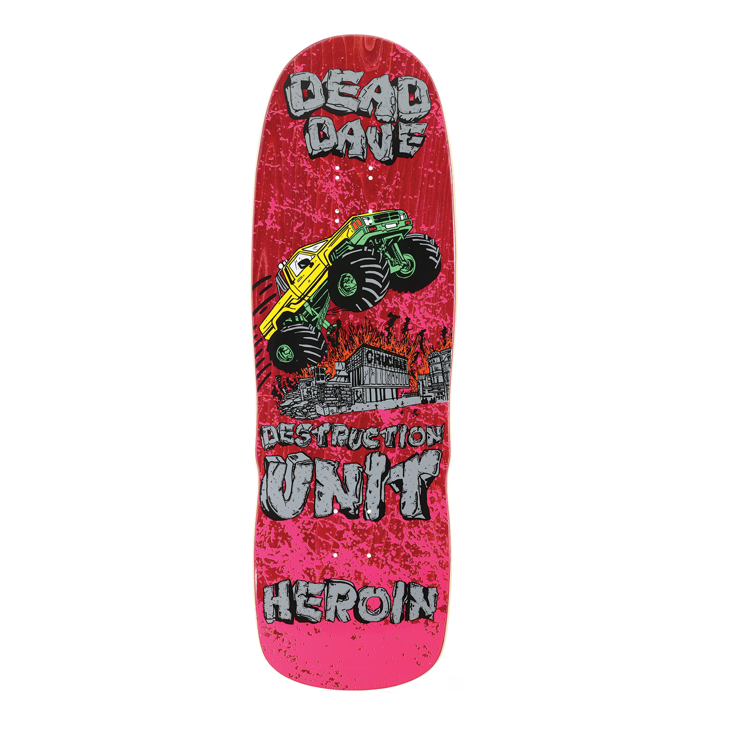 HEROIN SKATEBOARDS DEAD DAVE KNOCK OFF 10.1