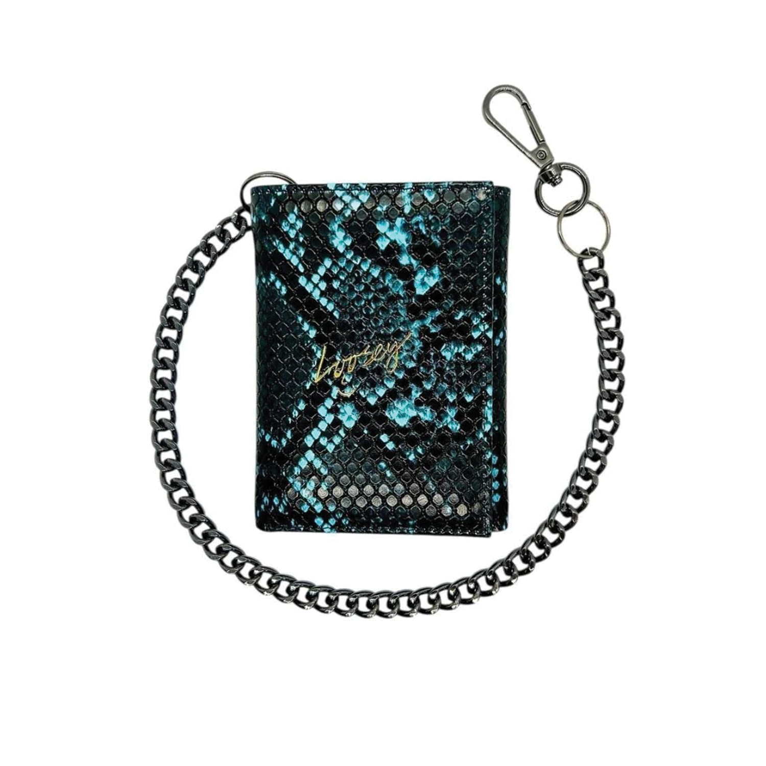 LOOSEY SNAKE SKIN CHAIN GANG WALLET