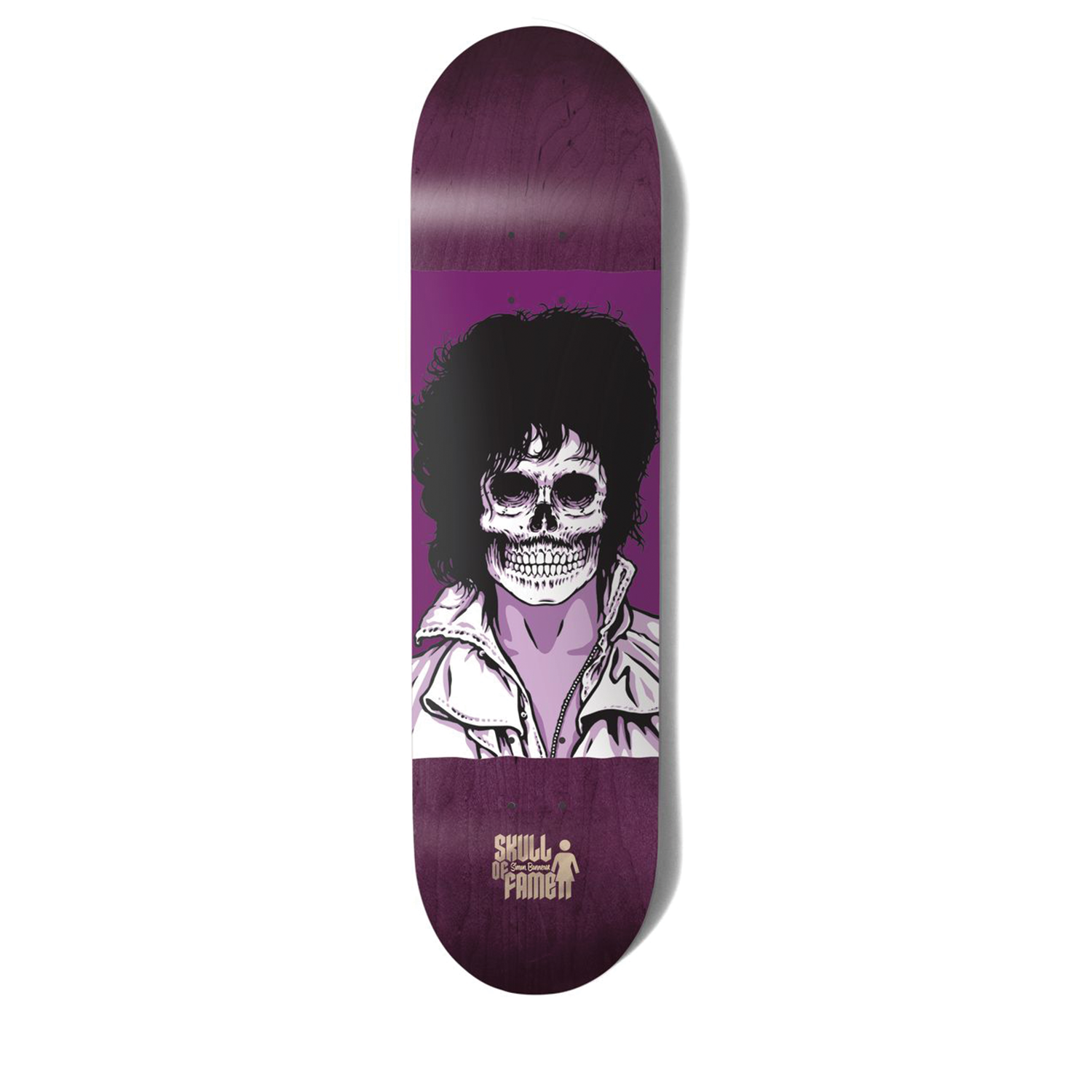 GIRL SKATEBOARDS BANNEROT SKULL OF FAME 8.25 DECK