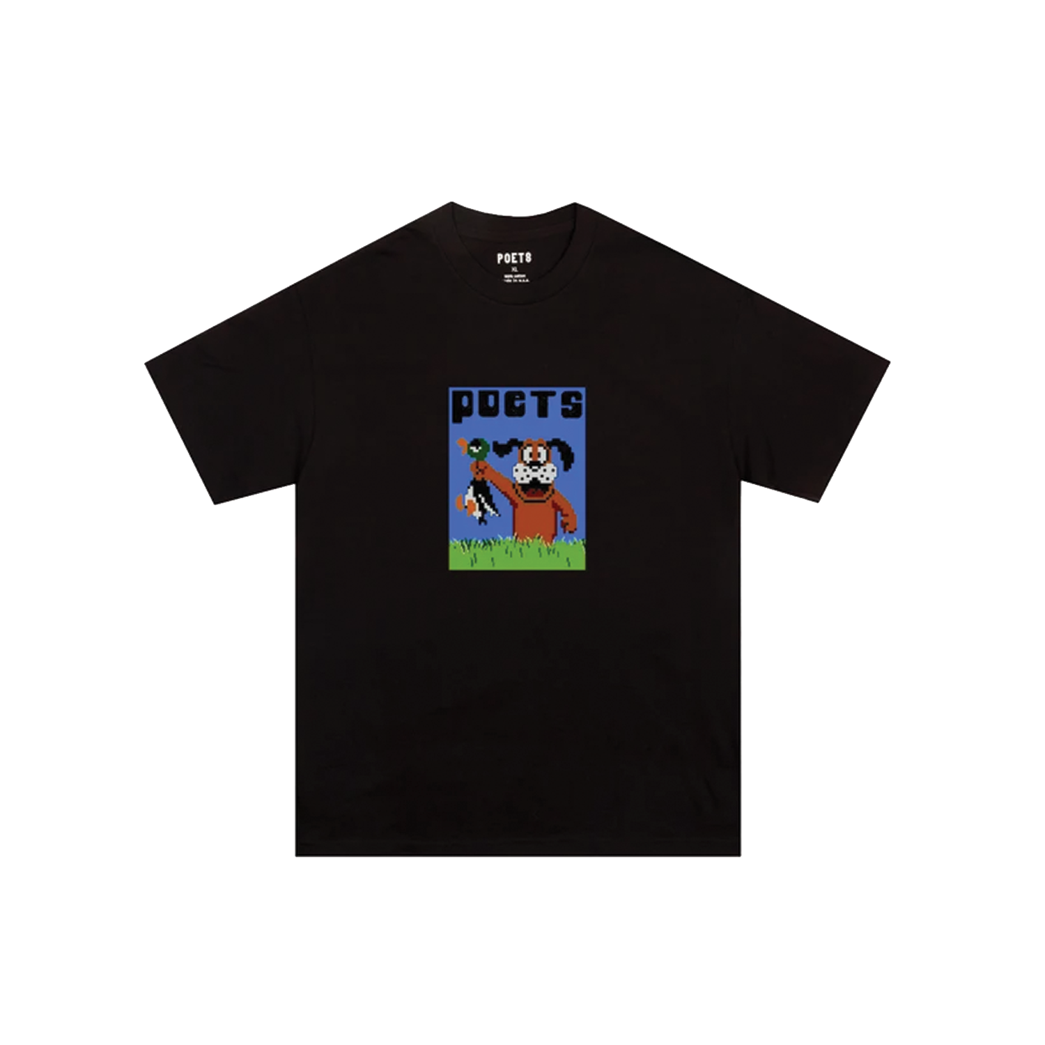 POETS HUNT TEE BLACK