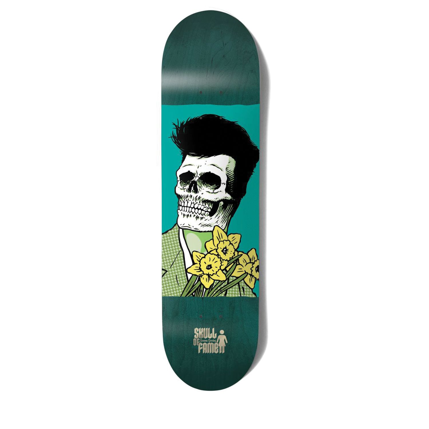 GIRL SKATEBOARDS BROPHY SKULL OF FAME DECK