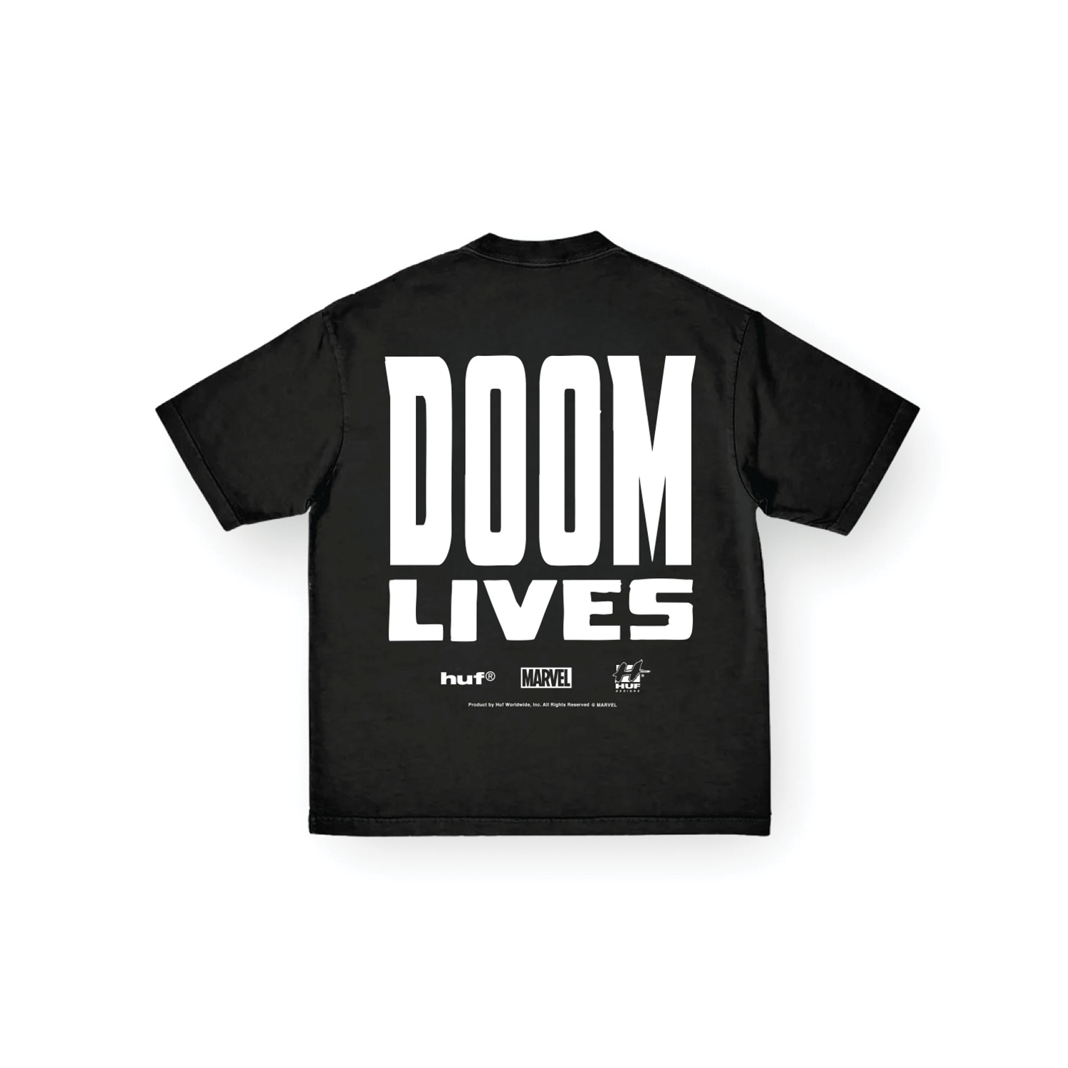 HUF DOOM LIVES MARVEL TEE BLACK