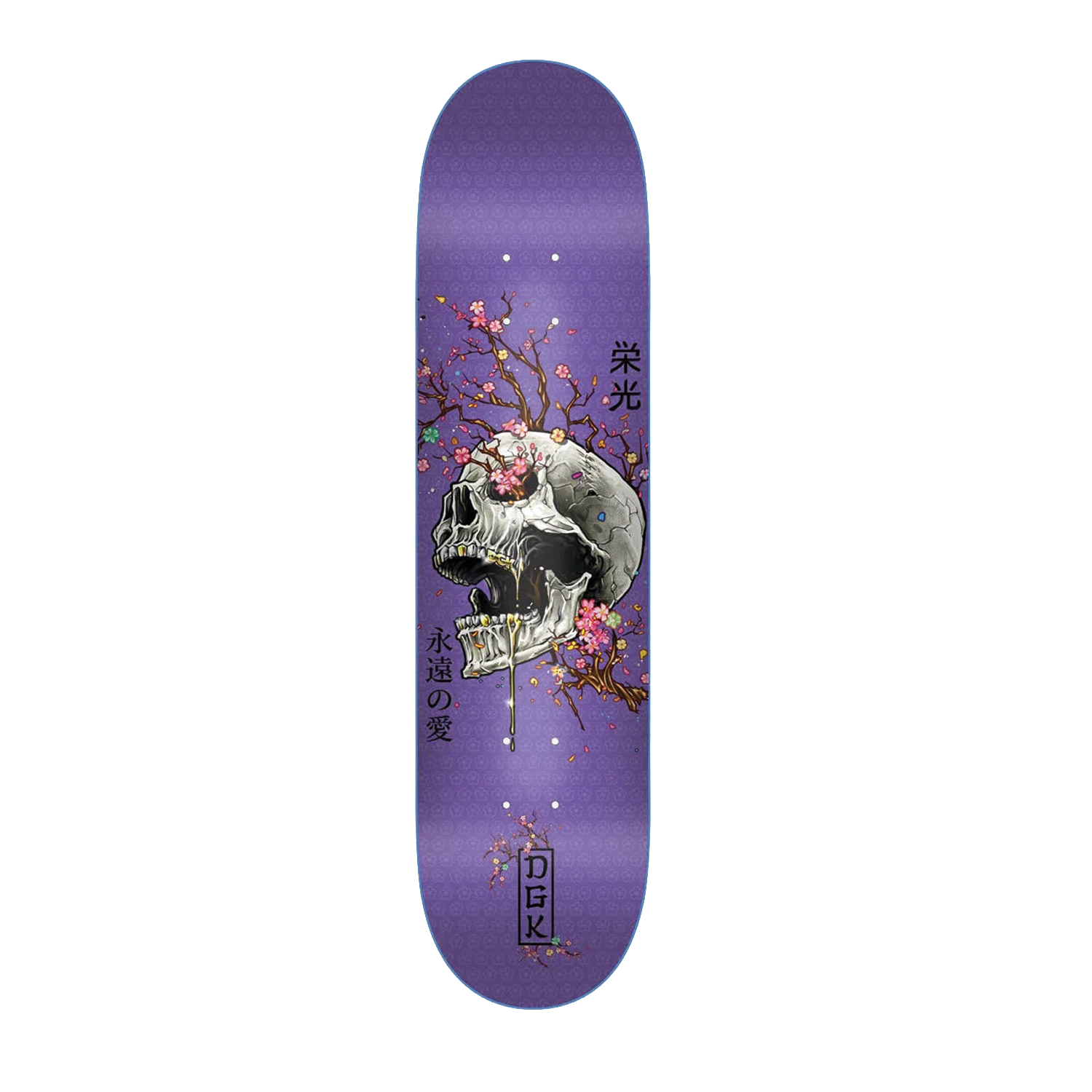 DGK SKATEBOARD ANCESTRY  PURPLE DECK  8.1