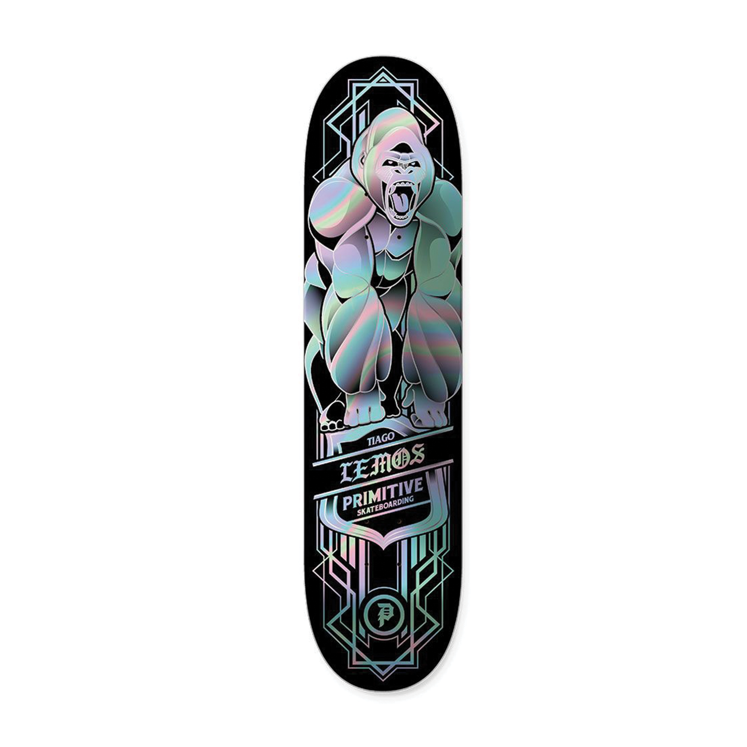 PRIMITIVE SKATEBOARDS - LEMOS - GORILLA SPECTRA  DECK - 8.0”