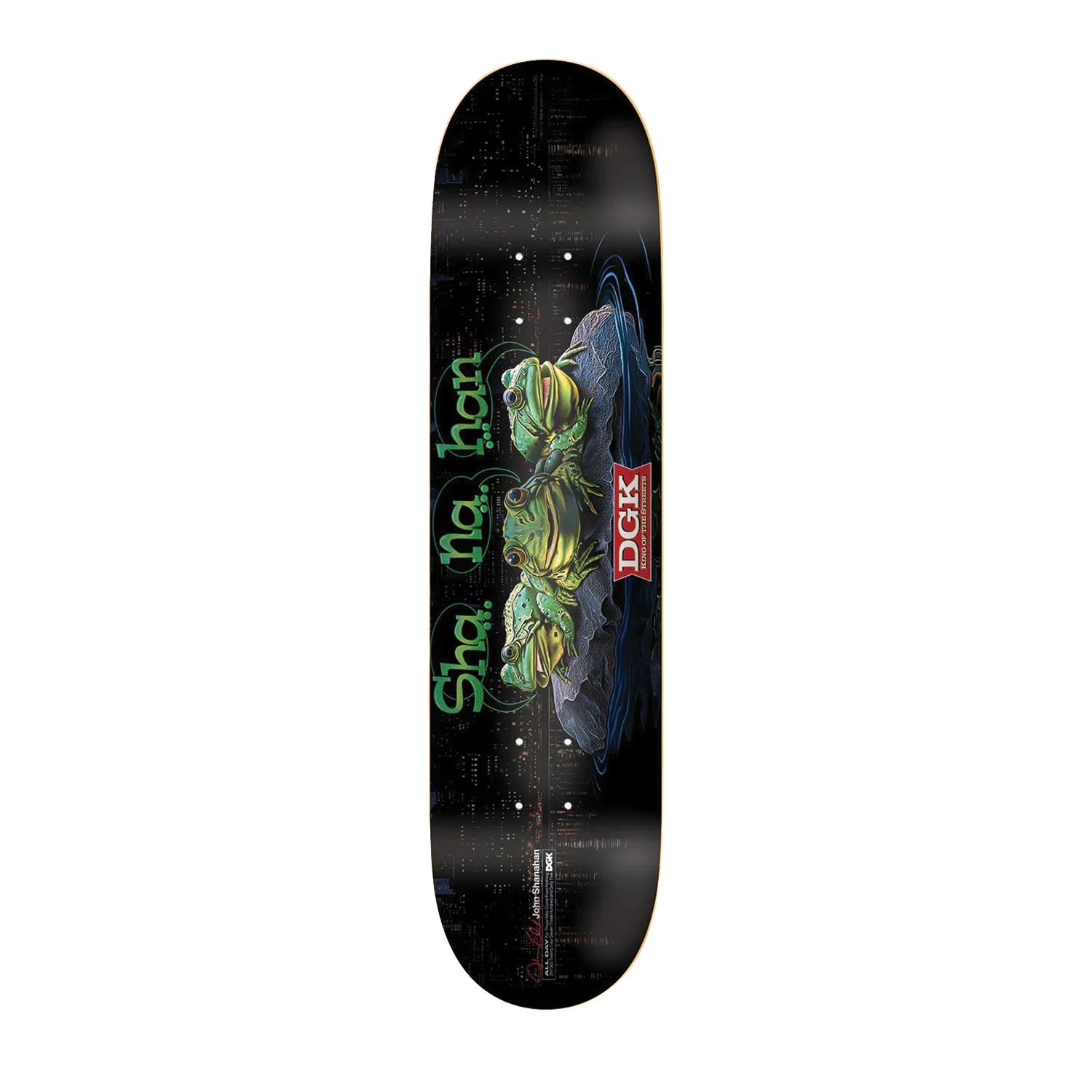 DGK SKATEBOARD TRIPLETS SHANAHAN DECK 7.8