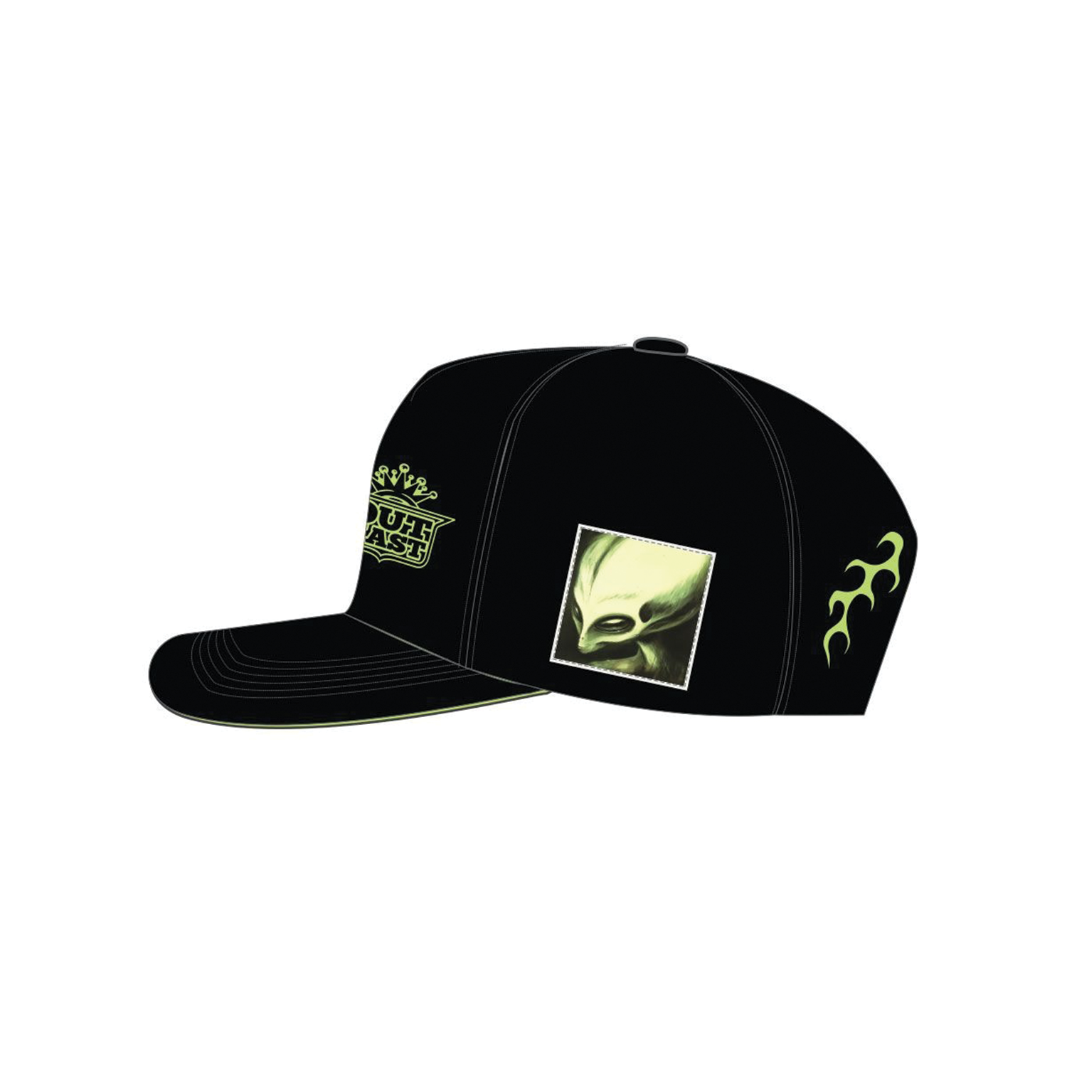 PRIMITIVE SKATEBOARDS X OUTKAST ATLIENS SNAPBACK BLACK