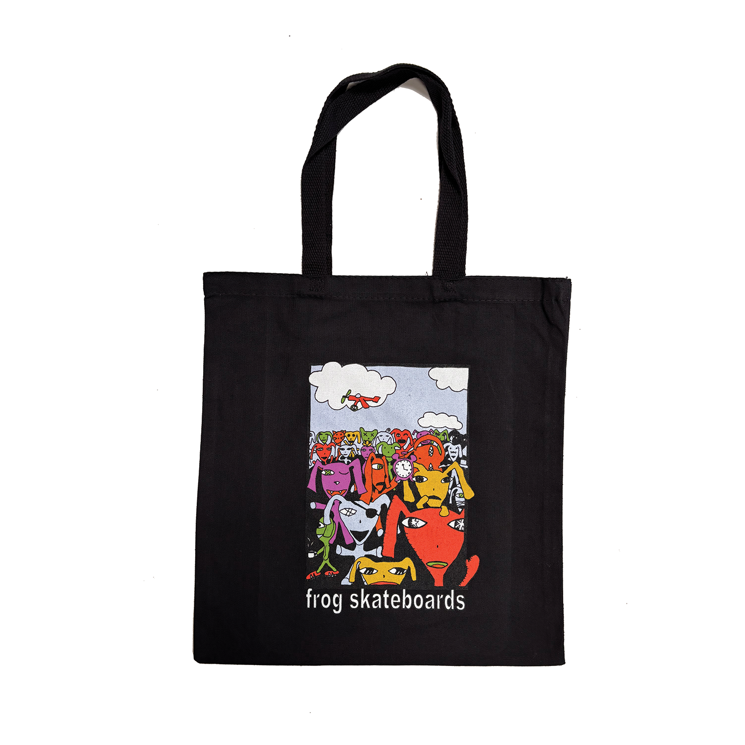 FROG SKATEBOARDS PARTY MONSTER TOTE BAG