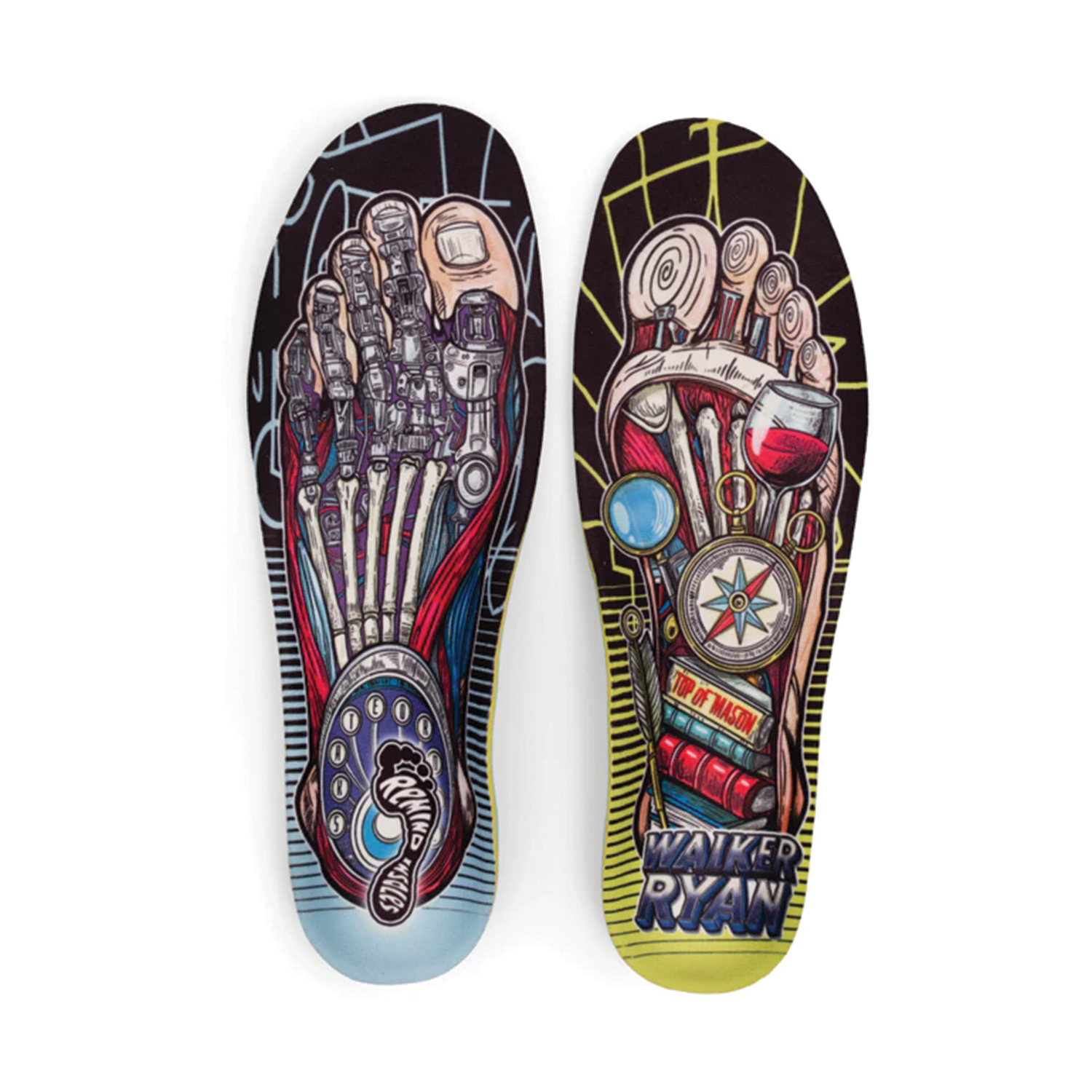 REMIND INSOLES WALKER RYAN GNAR FOOT CUSH ALL DAY PERFORMANCE