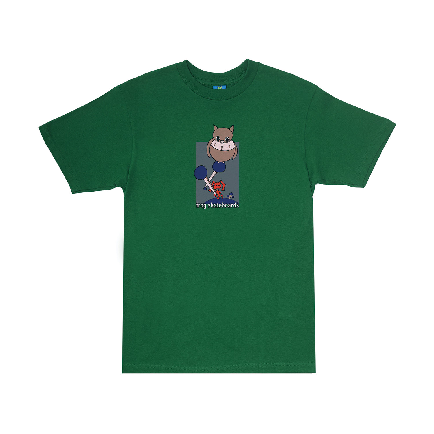 FROG SKATEBOARDS WISE ONE T-SHIRT GREEN