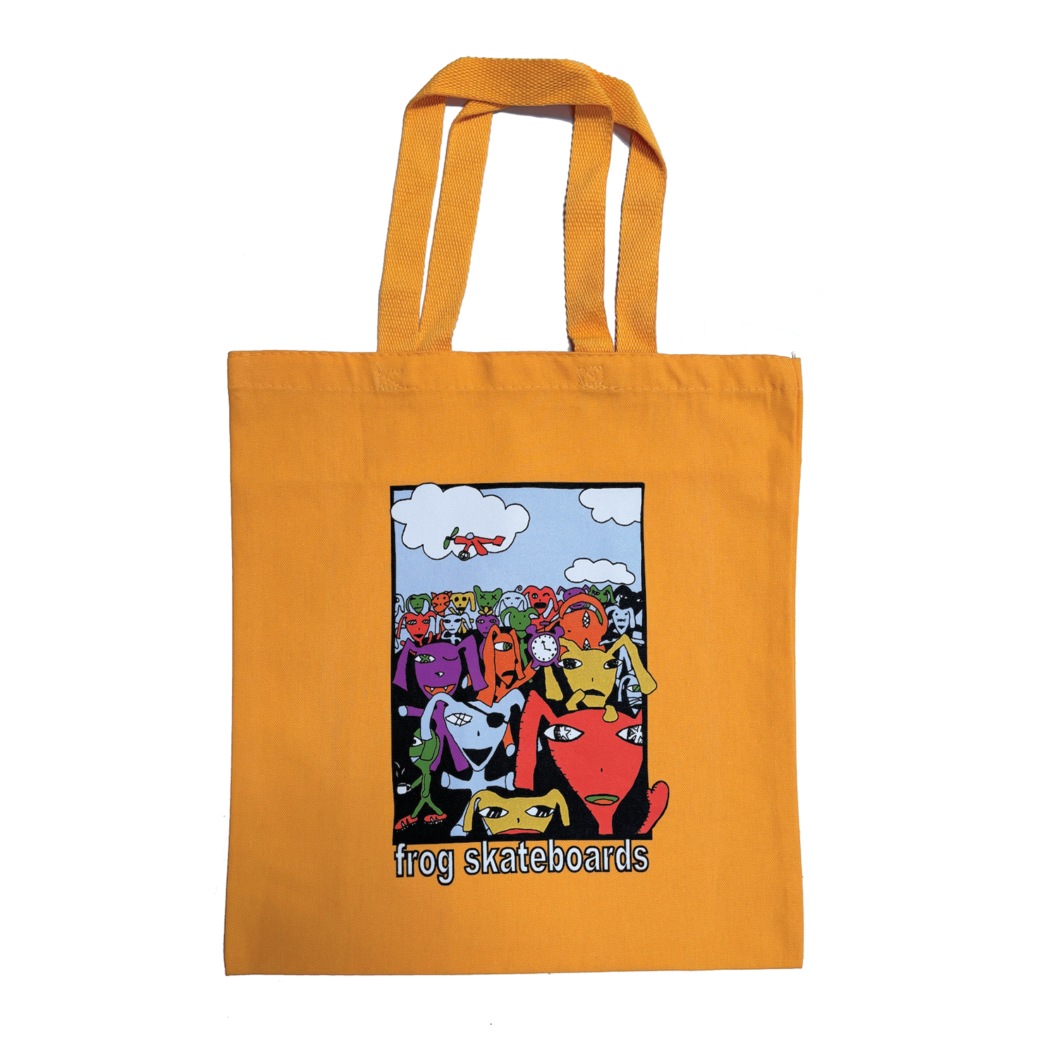 FROG SKATEBOARDS PARTY MONSTER TOTE BAG