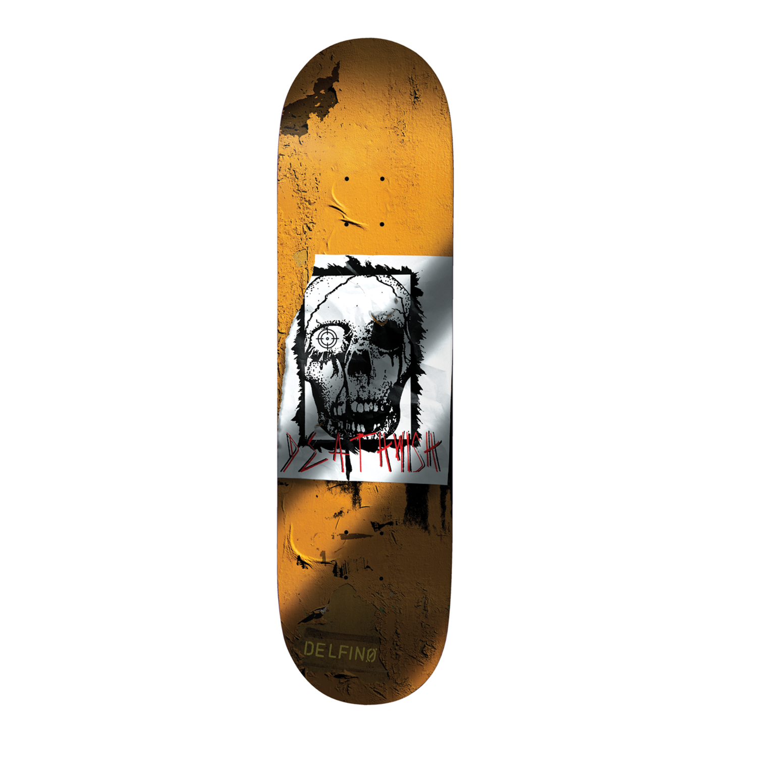 DEATHWISH Skateboards Pedro Delfino Torn Deck 8.25