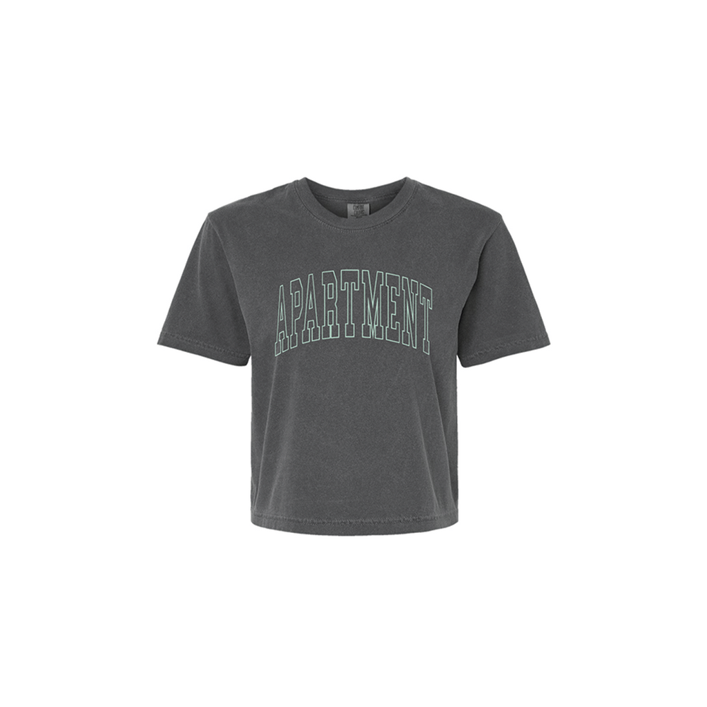 APARTMENT SKATESHOP  B2S.  - CROP TOP -T-SHIRT - PEPPER