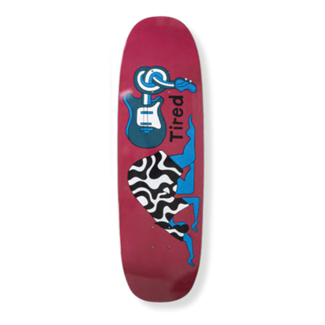TIRED SKATEBOARDS SPINAL TAP BOARD DECK 8.65
