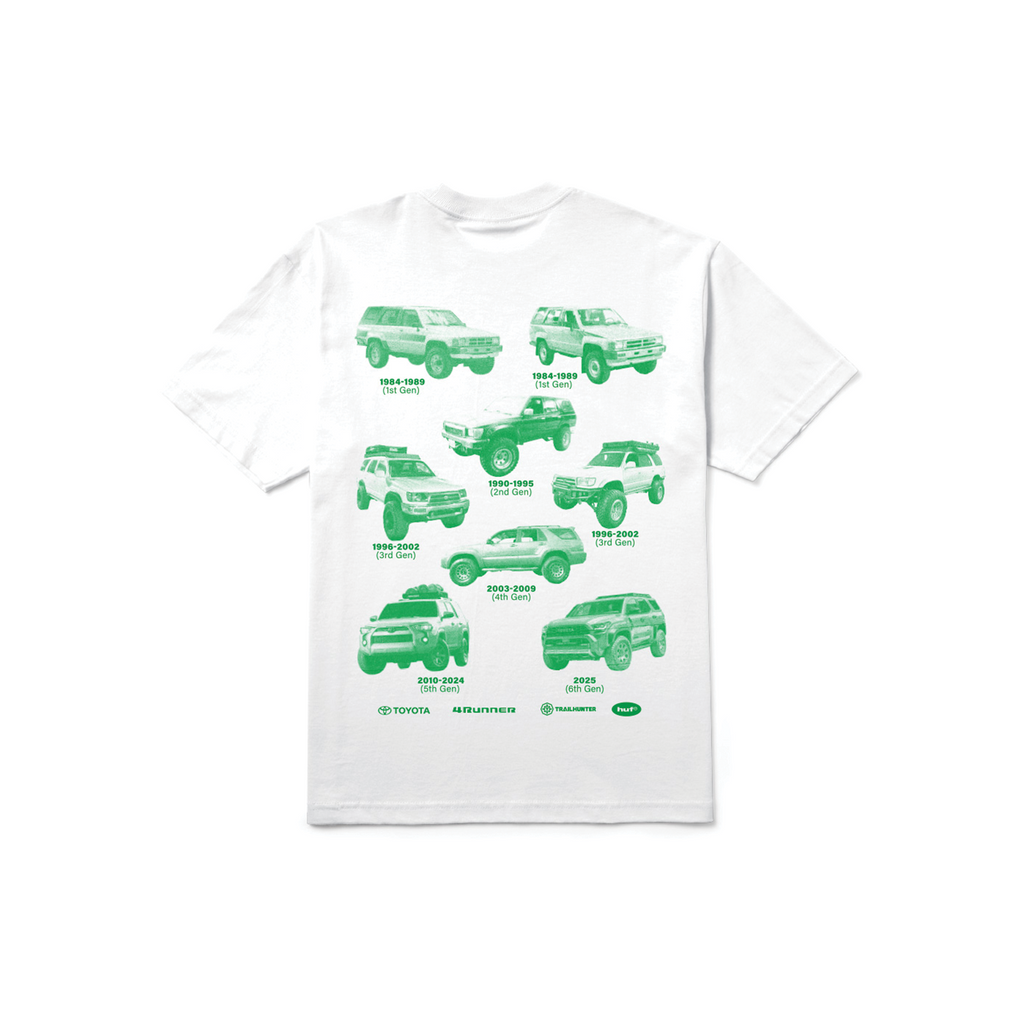 HUF GENERATIONS S/S TEE WHITE