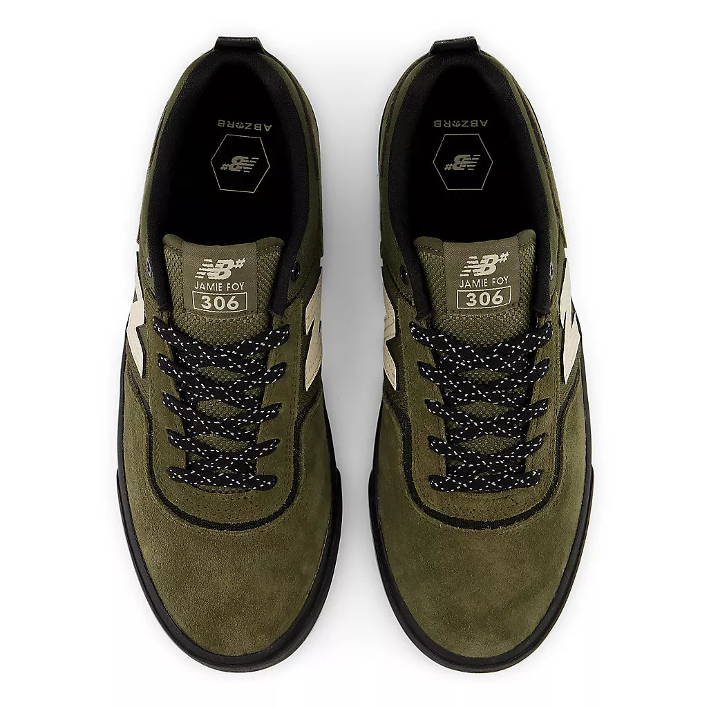 NEW BALANCE NUMERIC JAMIE FOY 306 DARK MOSS BLACK