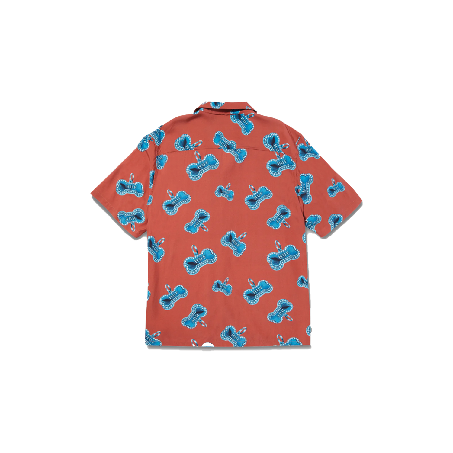 HUF BONES RESORT SHIRT - ROSE