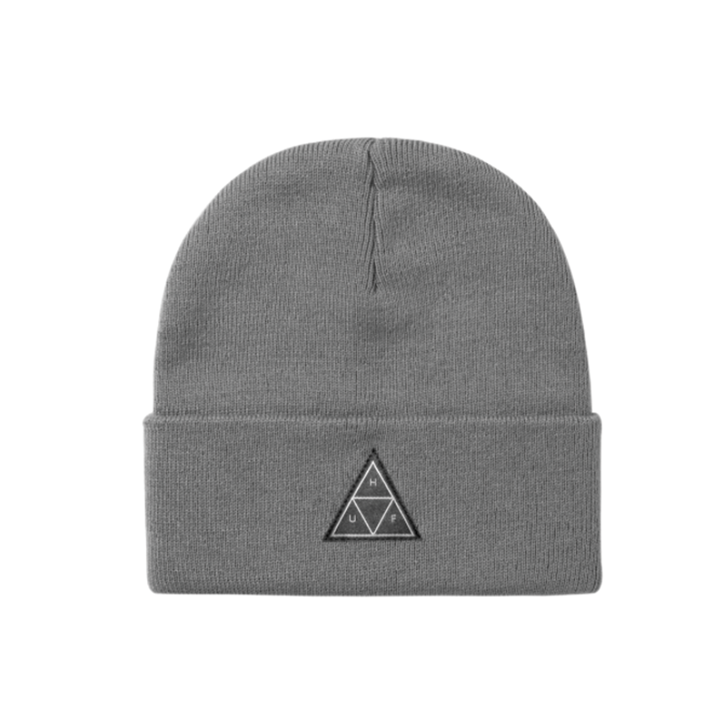 HUF ESSENTIAL TRIPLE TRIANGLE BEANIE - GREY
