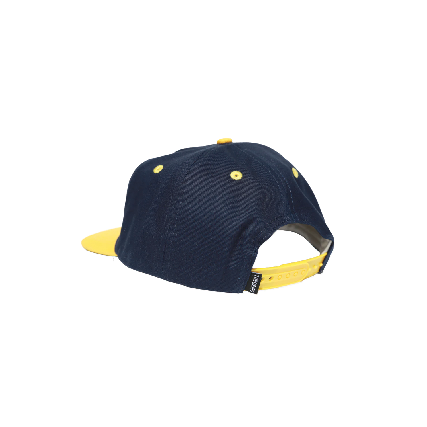 THEORIES HOOSIER  SNAPBACK HAT - NAVY/ YELLOW