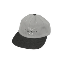 Load image into Gallery viewer, THEORIES PARANORMAL GREY/BLACK SNAPBACK HAT
