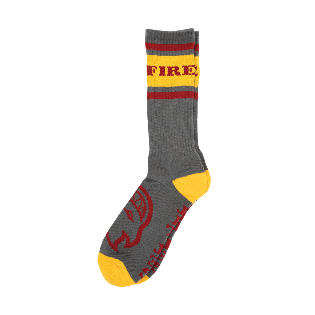 SPITFIRE CLASSIC 87 BIGHEAD CREW SOCKS CHARCOAL/GOLD/RED