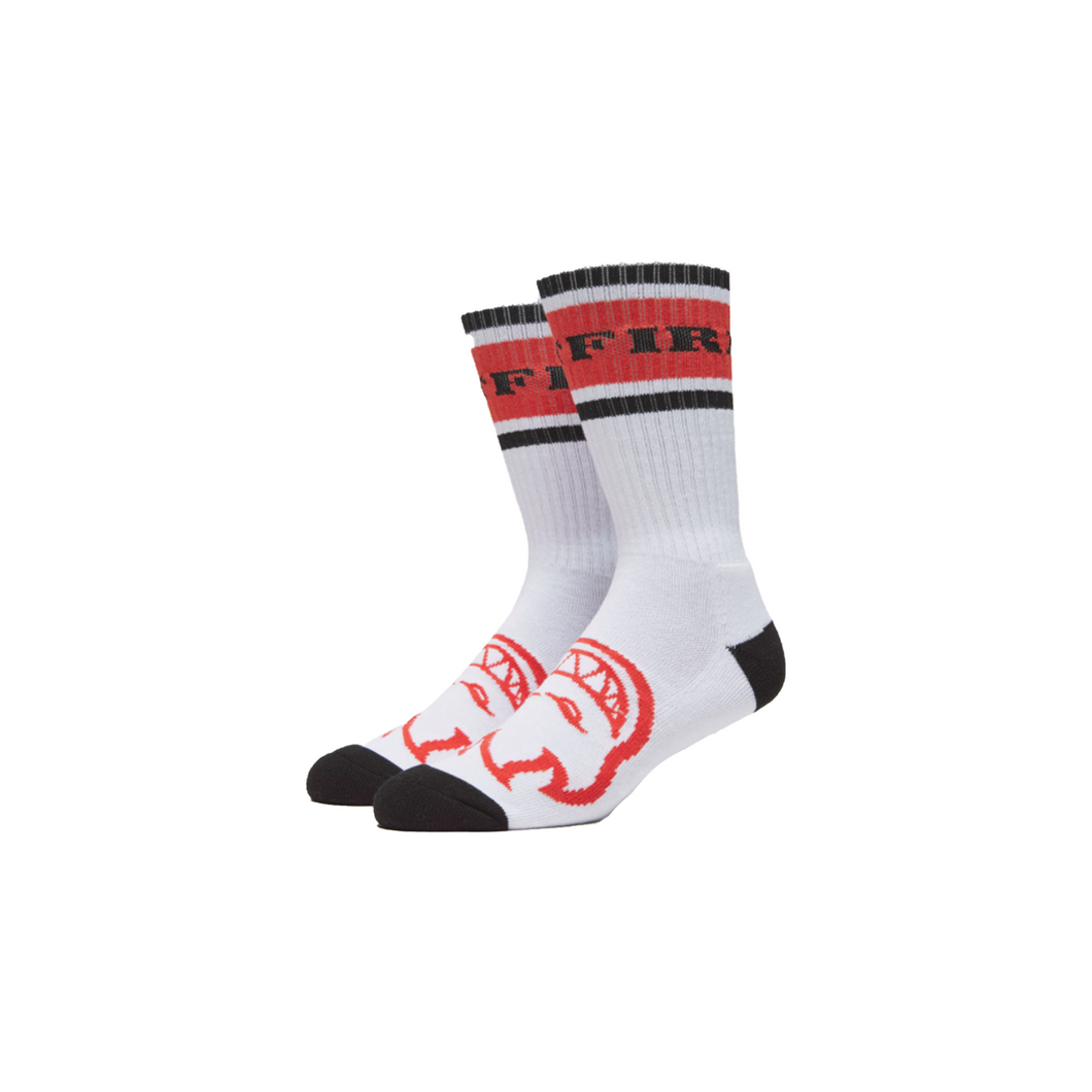 SPITFIRE CLASSICS 87' BIGHEAD SOCKS WHITE/BLACK/RED