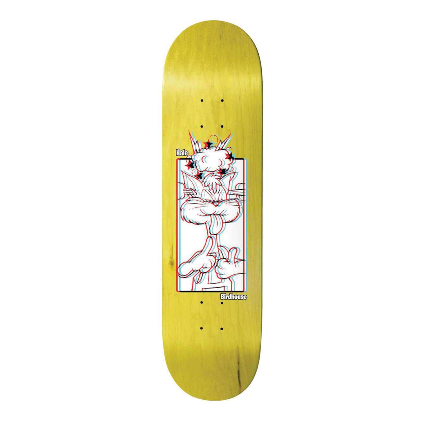BIRDHOUSE SKATEBOARDS SH 3D ANIMALS DECK 8.675