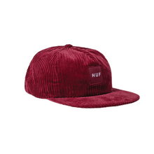 Load image into Gallery viewer, HUF BOX LOGO CORD 5-PANEL HAT
