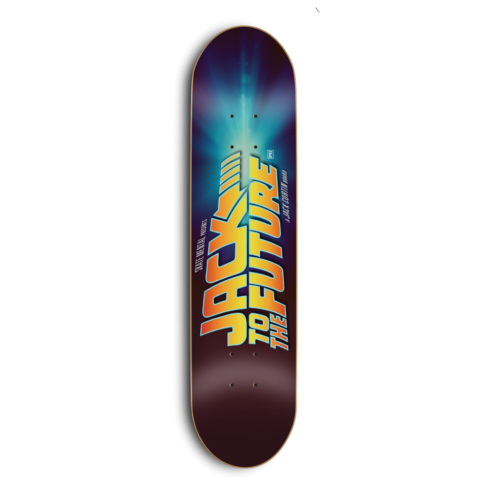 SKATE MENTAL JACK CURTAIN THE FUTURE DECK 8.06