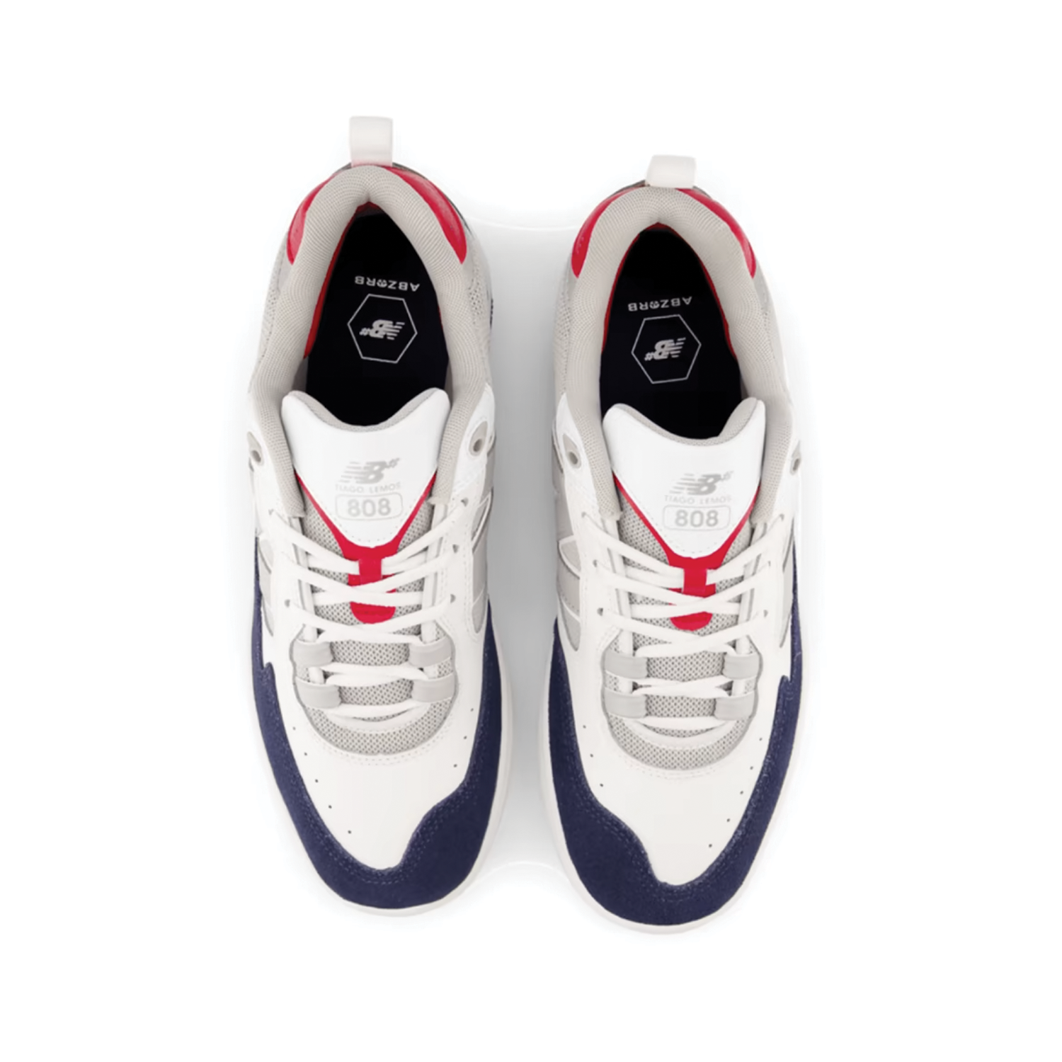 NEW BALANCE NUMERIC 808 TIAGO LEMOS - WHITE/NAVY/RED