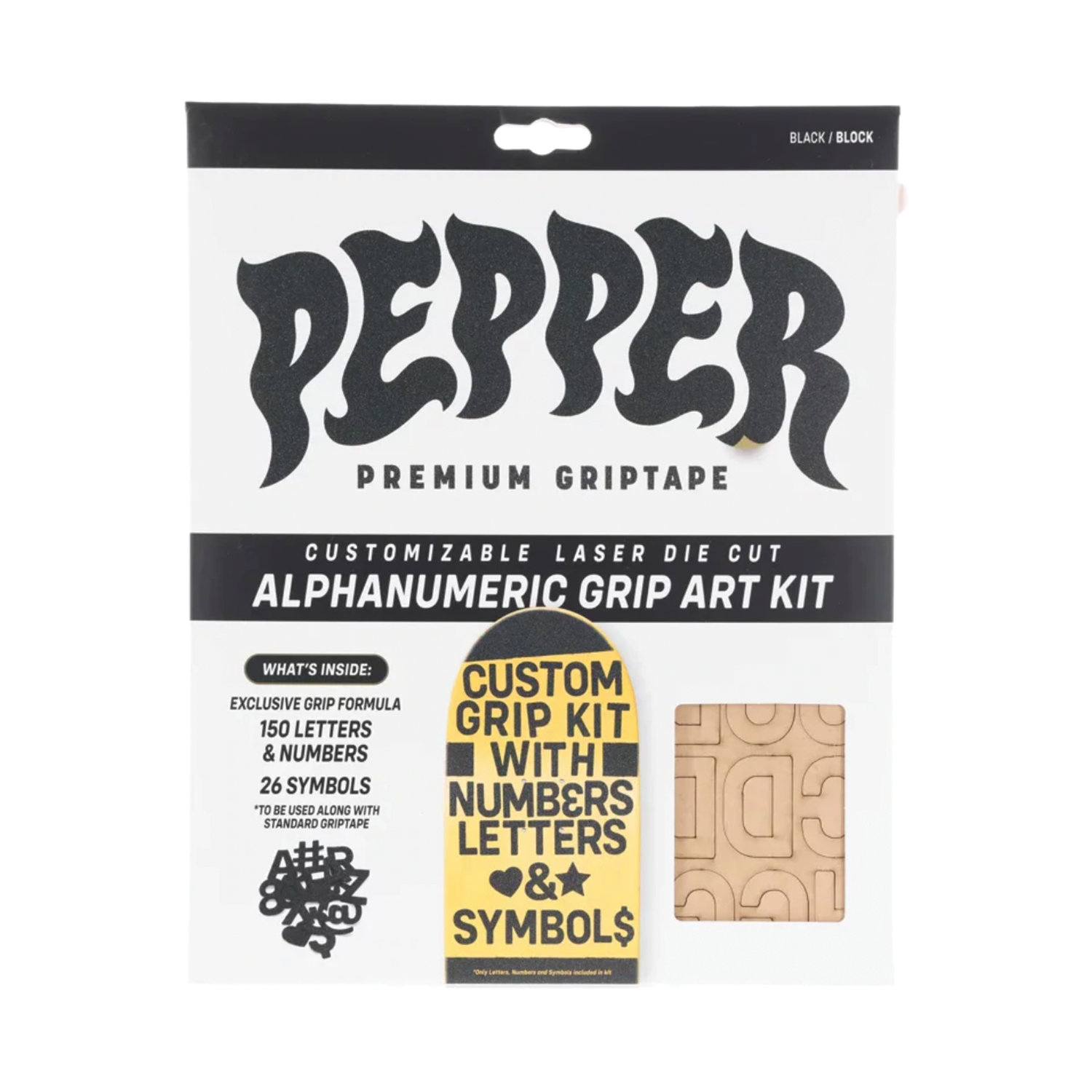 PEPPER ALPHA-NUMERIC GRIPTAPE