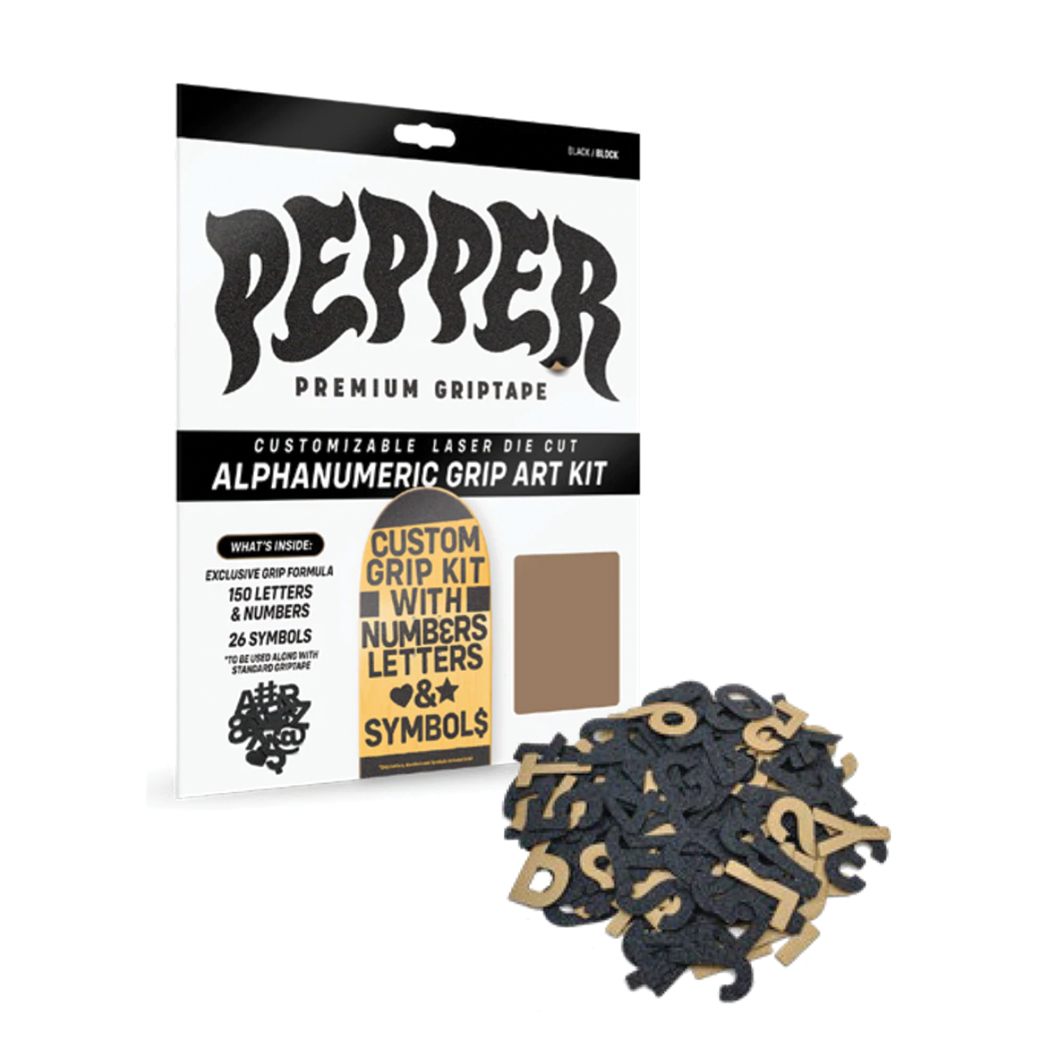 PEPPER ALPHA-NUMERIC GRIPTAPE
