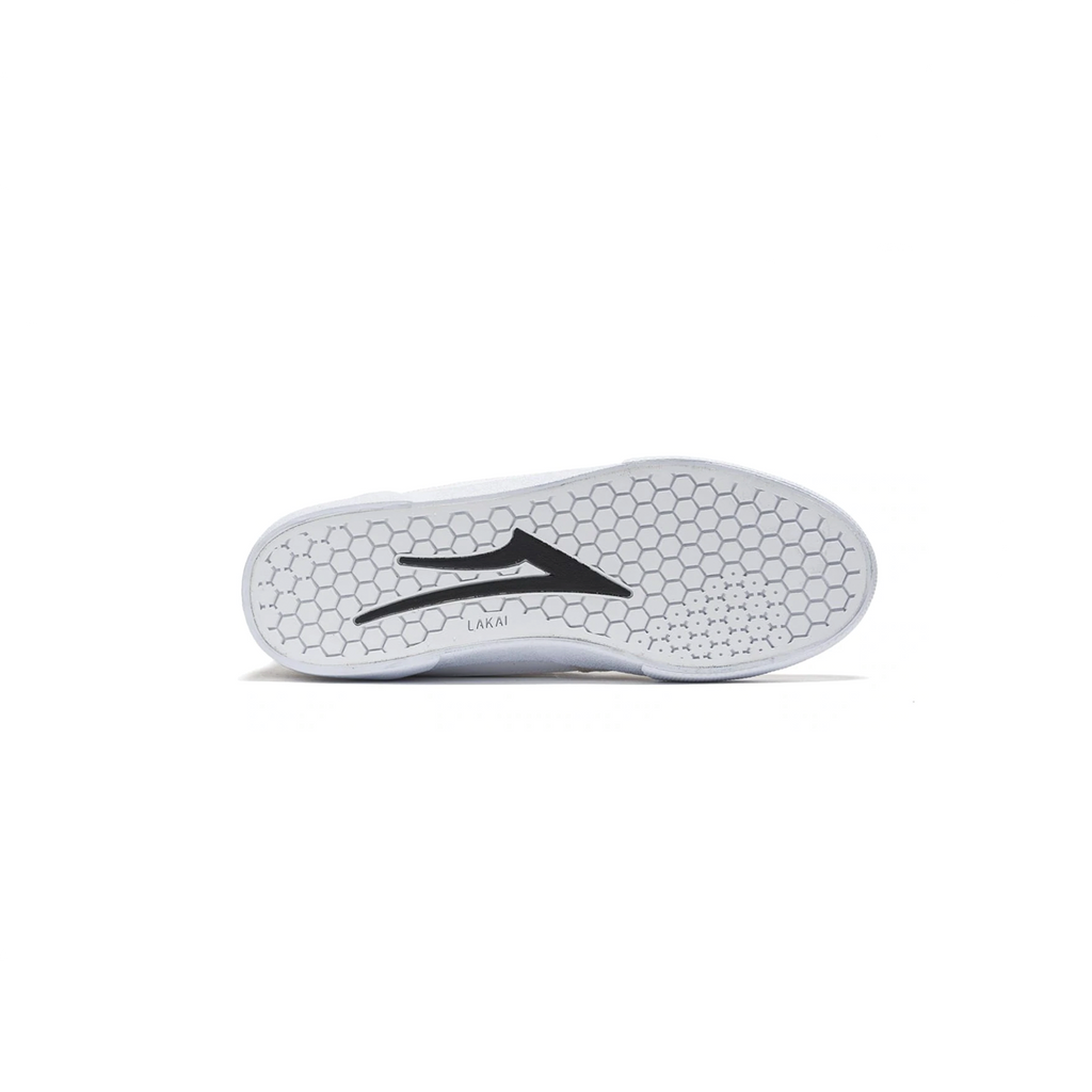 LAKAI  FOOTWEAR CAMBRIDGE MID WHITE/BLACK SUEDE
