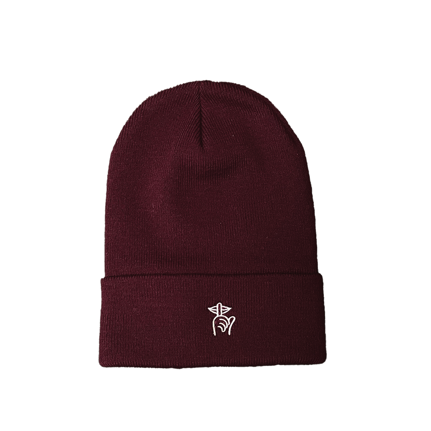THE QUIET LIFE SHHH BEANIE BURGUNDY