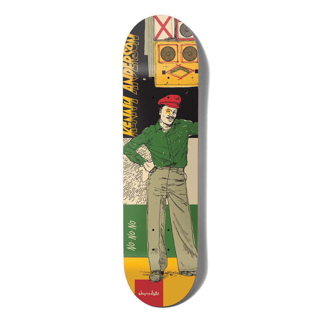 CHOCOLATE SKATEBOARDS ANDERSON SOUND SYSTEM DECK 8.0