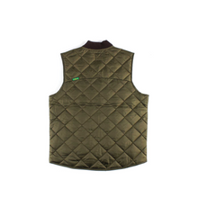 Load image into Gallery viewer, DICKIES SKATEBOARDING VINCENT ALVAREZ QUILTED VEST MILITARY GREEN
