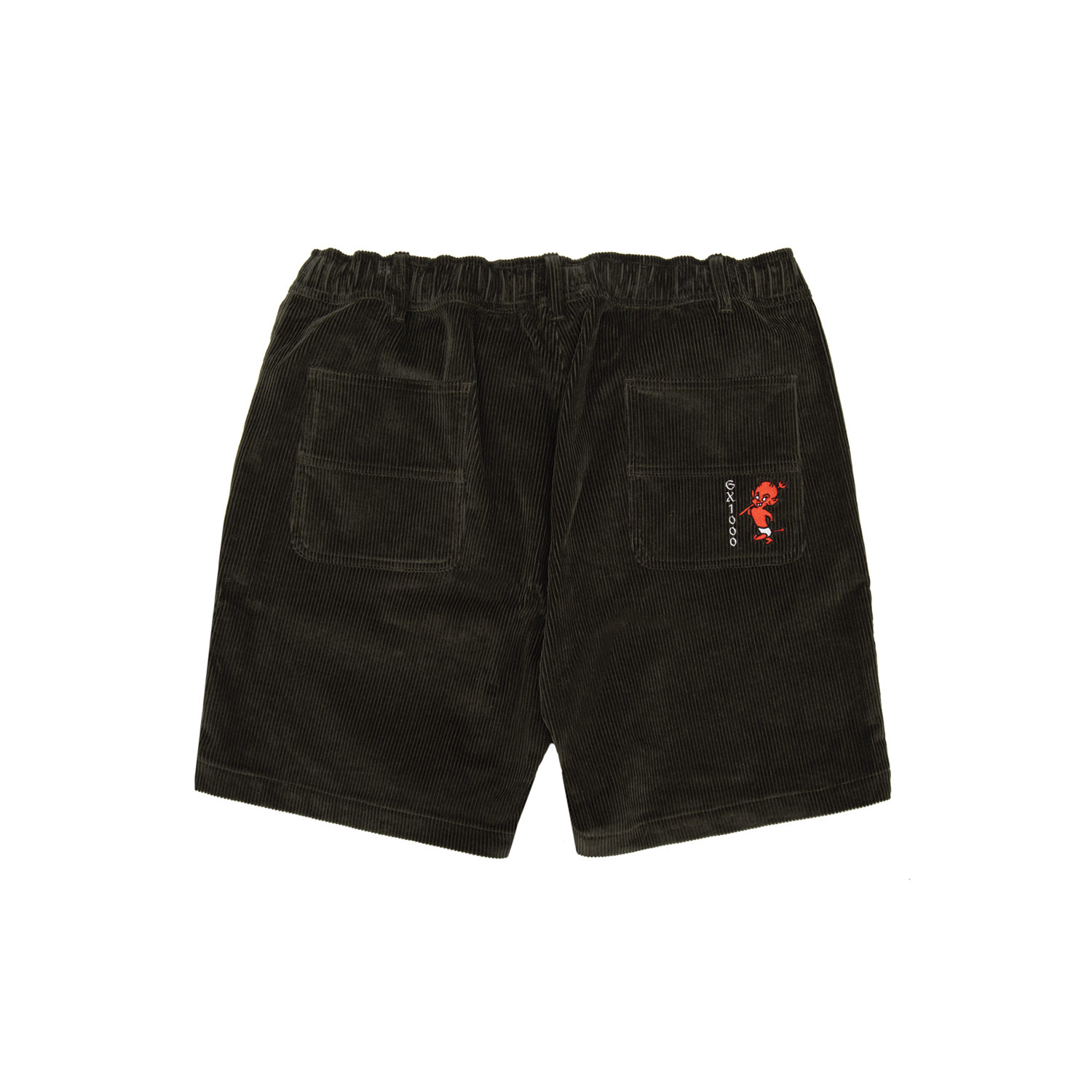 GX1000 BEELEZBUB E BAND SHORTS OLIVE – APT. Skate Shop