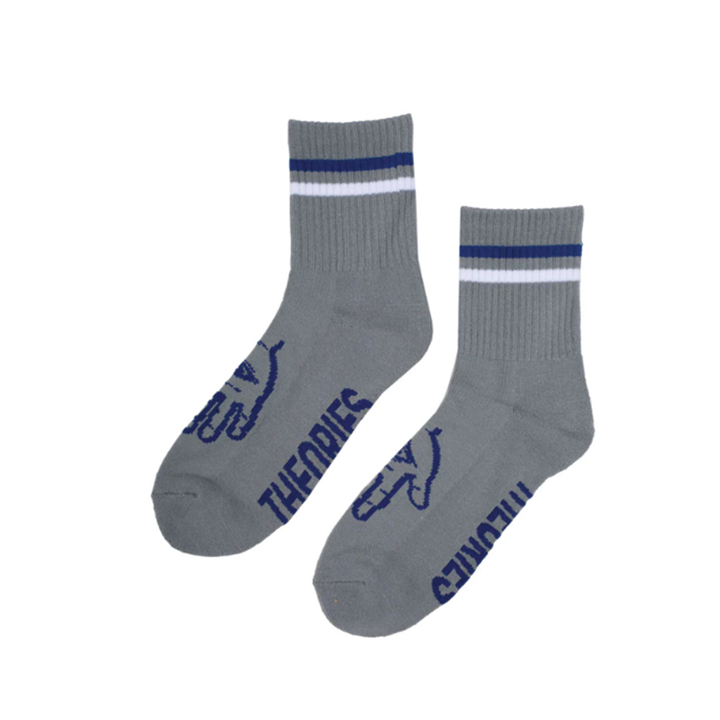 THEORIES MYSTIC ADVISOR HALF CREW SOCK GREY