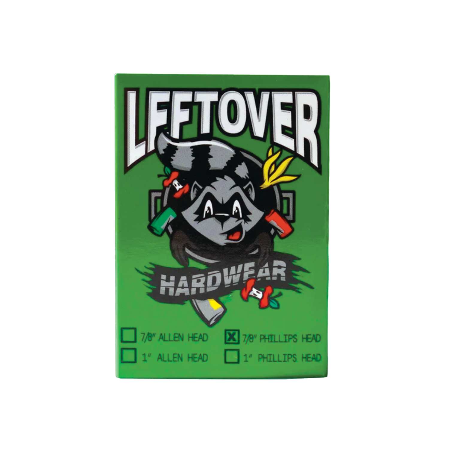 LEFTOVER HARDWARE RACCOON LEAD BOLT