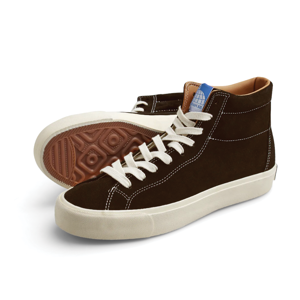 LAST RESORT VM003 SUEDE HI (CHOC BROWN/WHITE) D8