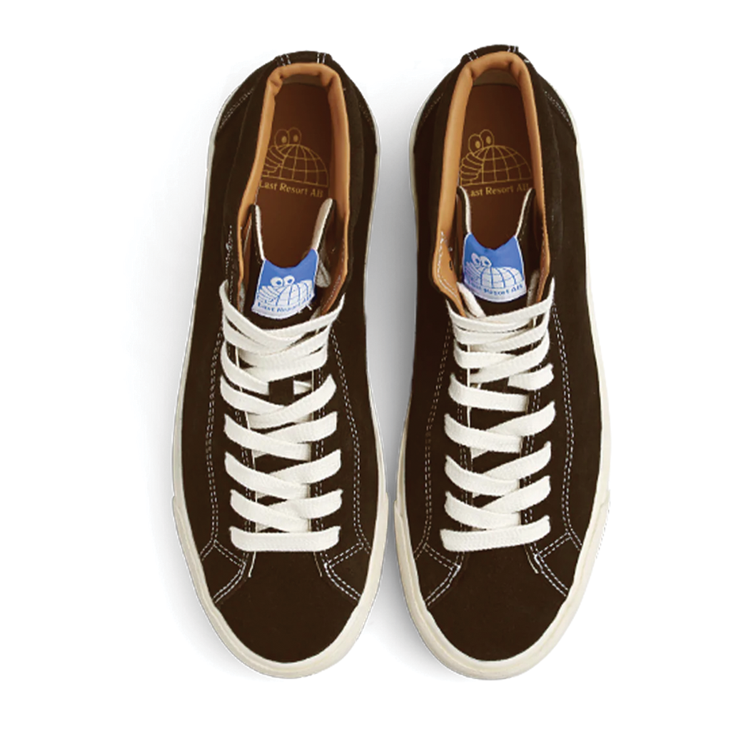 LAST RESORT VM003 SUEDE HI (CHOC BROWN/WHITE) D8