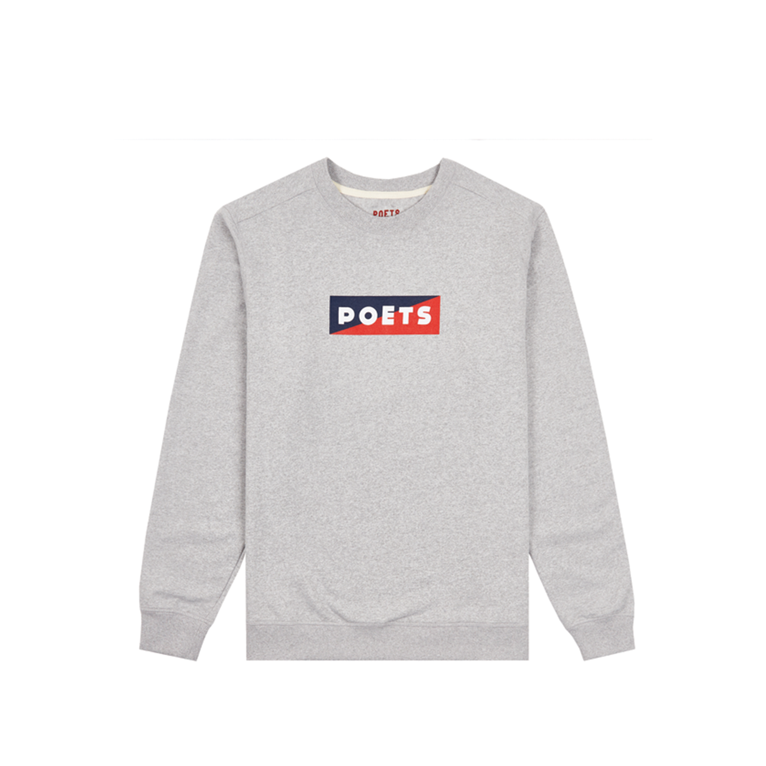 POETS CINZANO CREWNECK HEATHER GREY