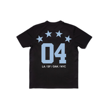Load image into Gallery viewer, LAKAI FOOTWEAR X FOURSTAR CLOTHING -  TOUR JERSEY - BLACK
